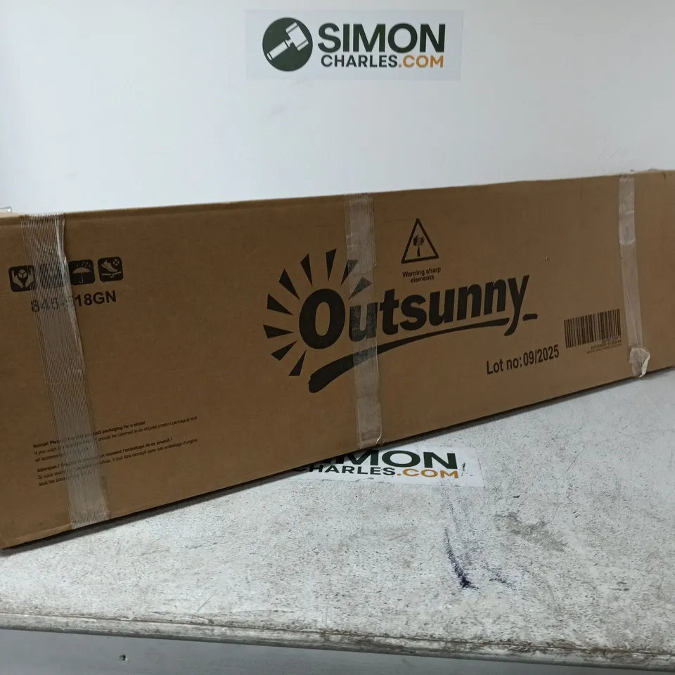BOXED OUTSUNNY METAL RAISED GARDEN BED PLANTER BOX OUTDOOR PLANTERS