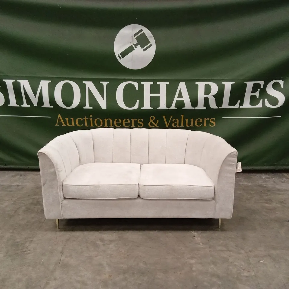 GUILD FABRIC 2 SEATER SOFA - IVORY RRP £529