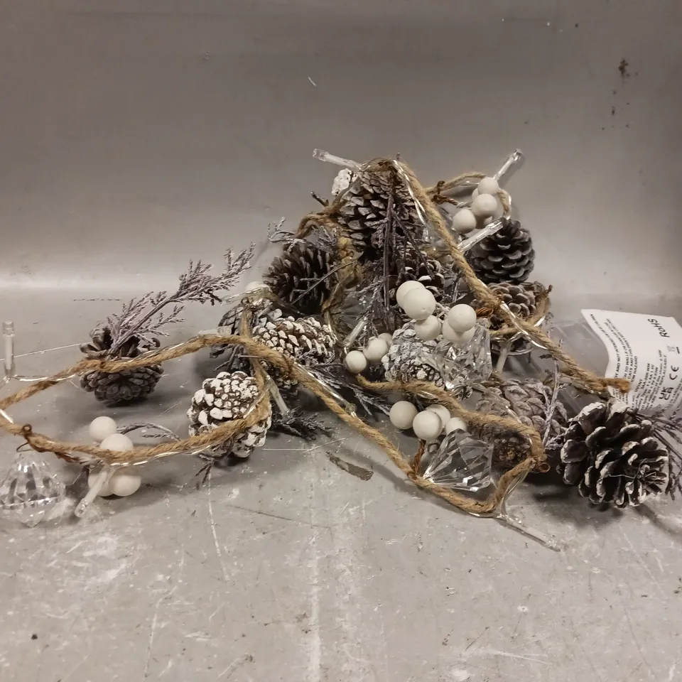 WHITE WASH CONES PRE-LIT DECORATION RRP £19.99