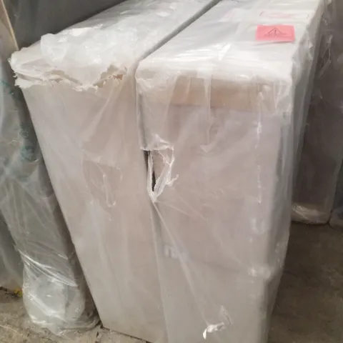 BAGGED BEDMASTER 4FT6 DOUBLE UNIVERSAL DIVAN BASE - 2 DRAWER - CHATEAU GREY (2 BOXES)