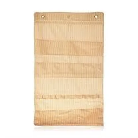 TEN SARA DAVIES HANGING STORAGE PANEL β STRIPED FABRIC WALL-HANGING ORGANISERS