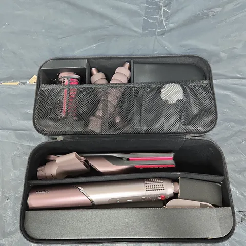 FLEXFUSION STRAIGHT 5-IN-1 AIR & CERAMIC STYLER, HAIR DRYER & STRAIGHTENER WITH STORAGE CASE - COSMIC BLUSH - HD652SUK