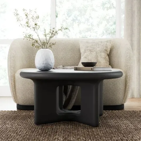 BOXED RUE COFFEE TABLE - CONCRETE (1 BOX)