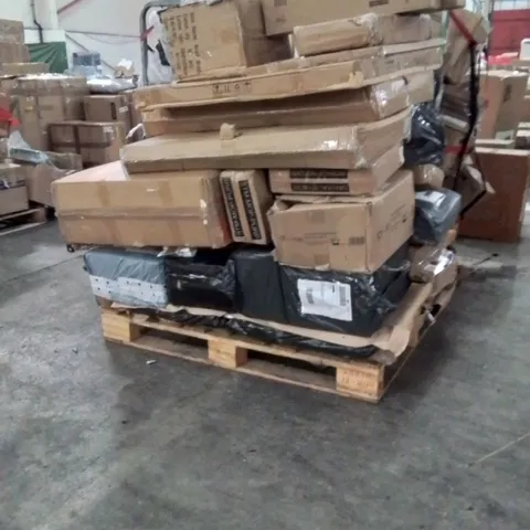 PALLET OF NEO PRODUCTS AND OTHER ASSORTED HOUSEHOLD GOODS TO INCLUDE;GAMING CHAIR,STEAMER,HEATED BLANKET,MIRROR,HEATED CLOTHES RACK