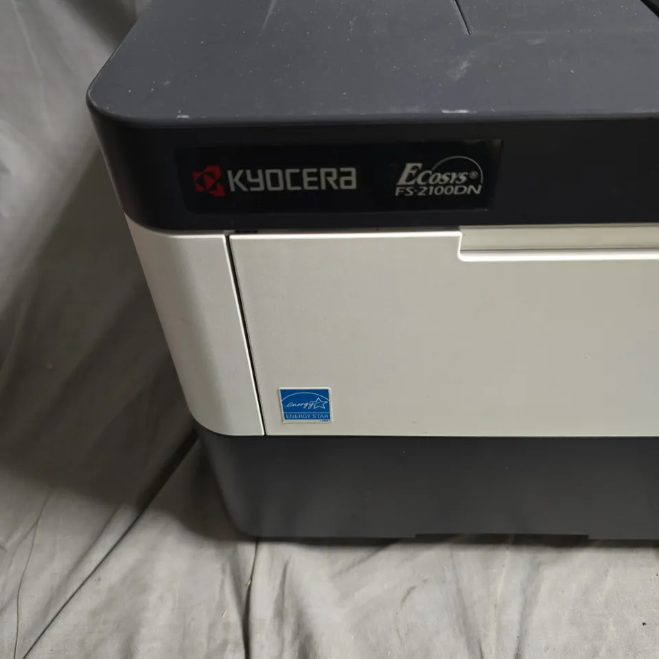 KYOCERA ECOSYS FS-2100DN MONOCHROME LASER PRINTER. NO POWER PACK INCLUDED