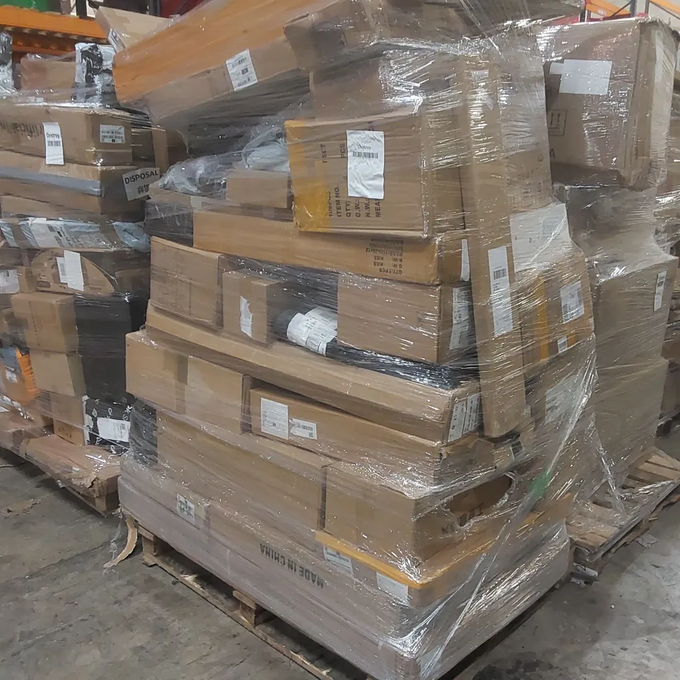 PALLET CONTAINING A LARGE QUANTITY OF ASSORTED PRODUCTS TO INCLUDE: CASSEROLE SET, CAN OPENER, LEAF BLOWER ECT