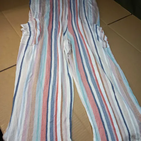 ZARA STRIPED JUMPSUIT - SMALL