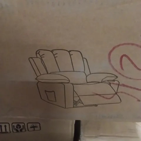 BOXED RECLING CHAIR - GREY (1 BOX)