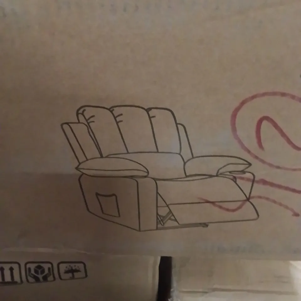 BOXED RECLING CHAIR - GREY (1 BOX)