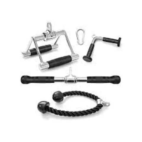 BOXED ATTACHMENTS 4 PCS TRICEPS TRAINING ROPE COSTWAY