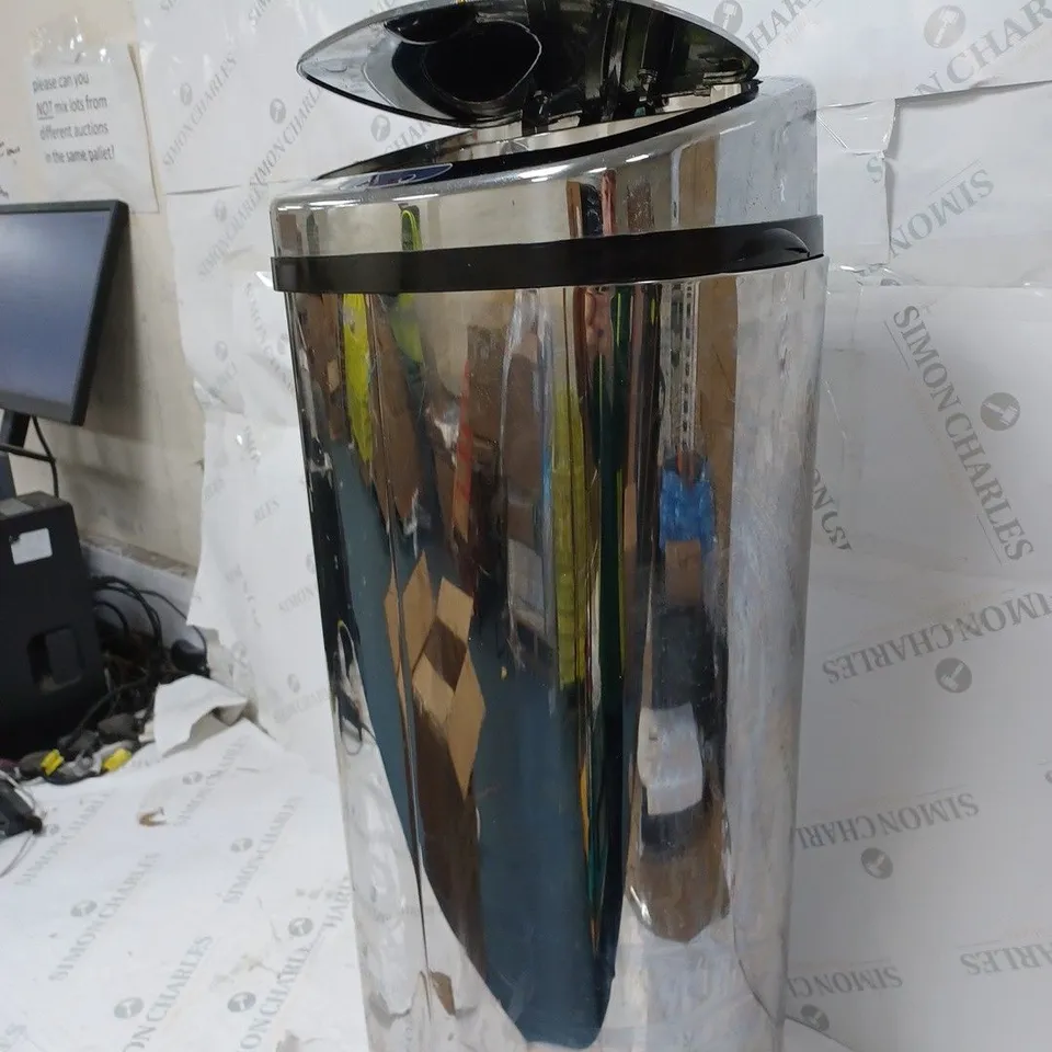 DIHL 50L CHROME RECTANGLE SENSOR BIN
