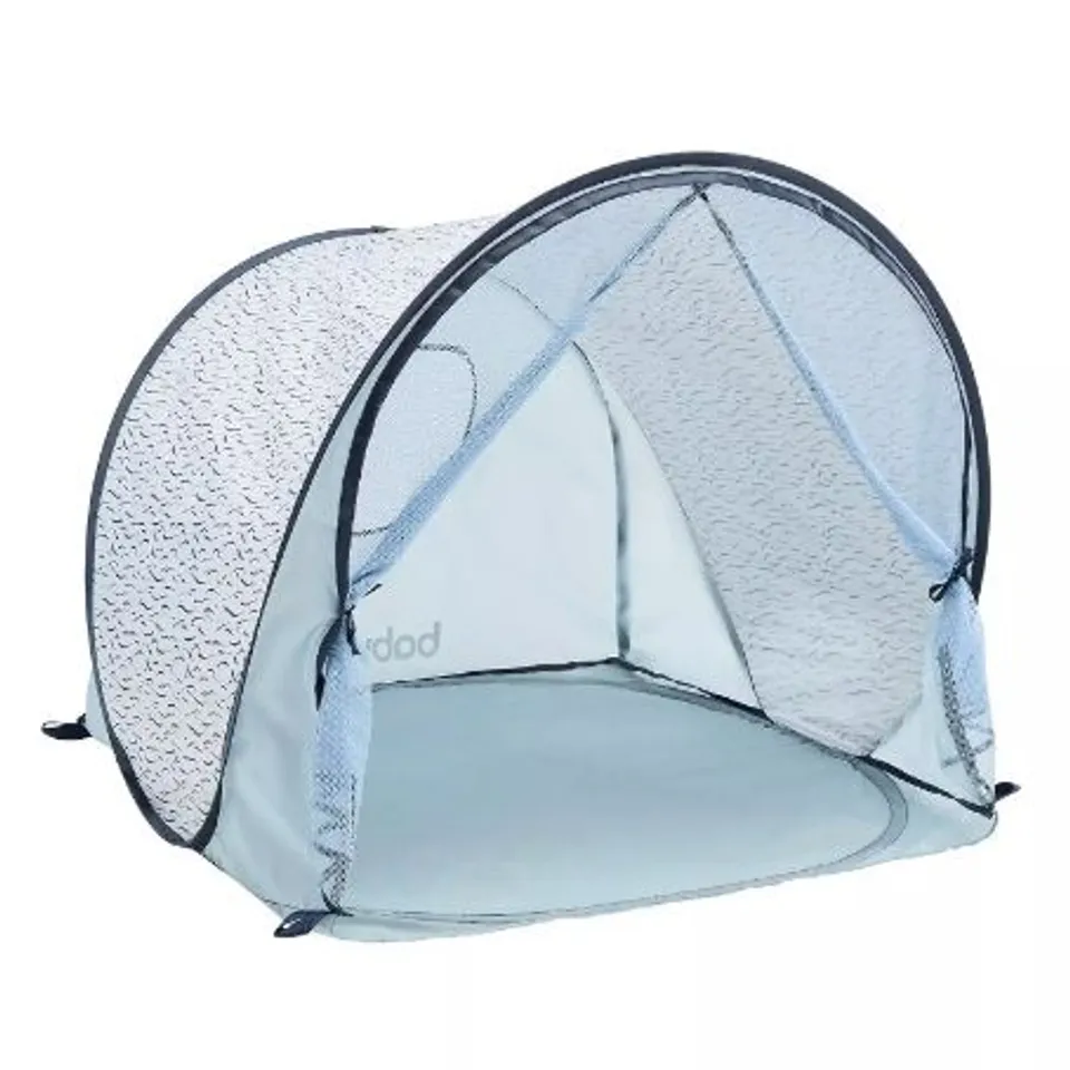 BABYMOOV ANTI UV POP UP PLAY TENT 50+ UPF PROTECTION - BLUE WAVES RRP £37