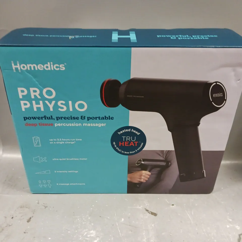 HOMEDICS PRO PHYSIO MASSAGE GUN RRP £300