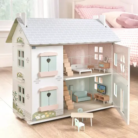 ACORN WOODEN DOLLHOUSE WITH FURNITURE