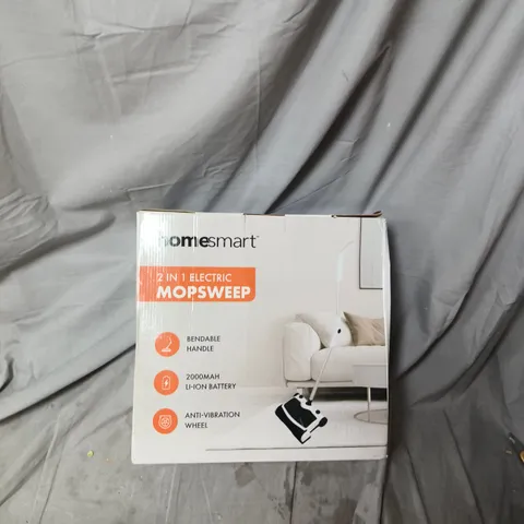 HOMESMART 2-IN-1 ELECTRIC MOP & SWEEPER – BOXED