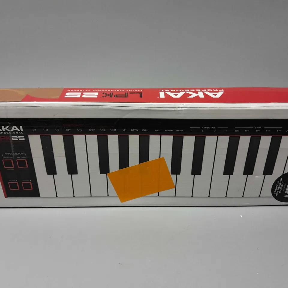 BOXED AKAI LPK25 LAPTOP PERFORMANCE KEYBOARD