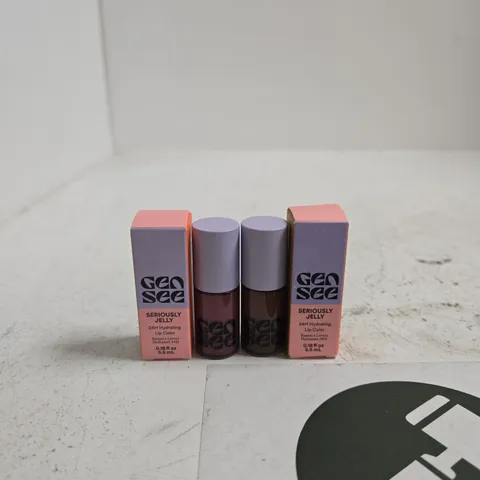 GEN SEE SERIOUSLY JELLY LIP COLOR – STAYCATION 02 & COFFEE RUN 03 (SET OF 2)