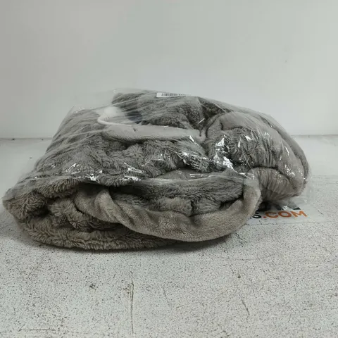 GREY HEATED BLANKET
