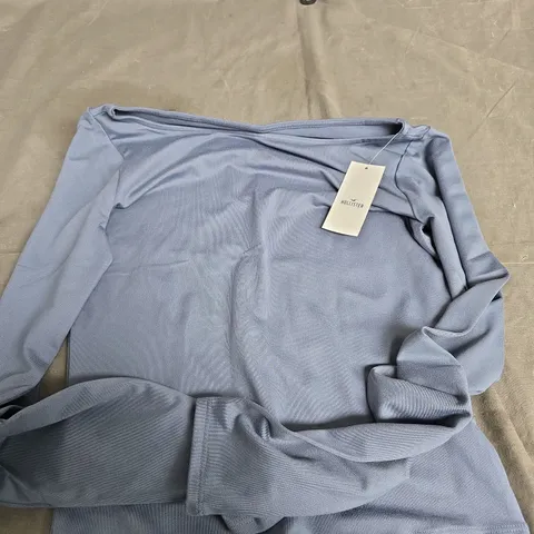 HOLLISTER WOMEN'S TOP – BLUE, SIZE S