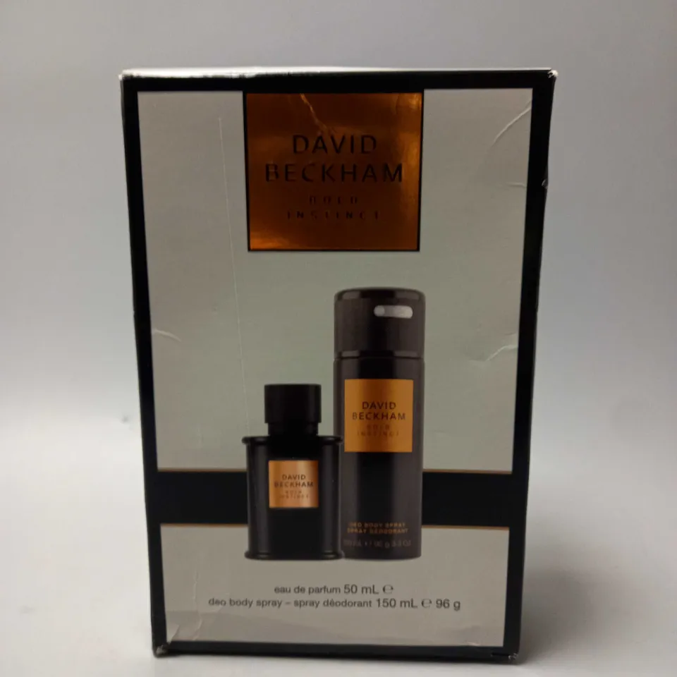 BOXED DAVID BECKHAM BOLD INSTINCT EAU DE PARFUM AND SPRAY DEODORANT GIFT SET