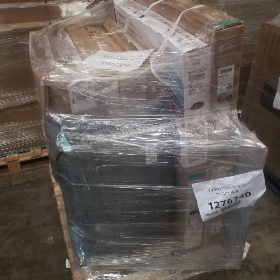 PALLET CONTAINING APPROXIMATELY 14 DAMAGED TVS