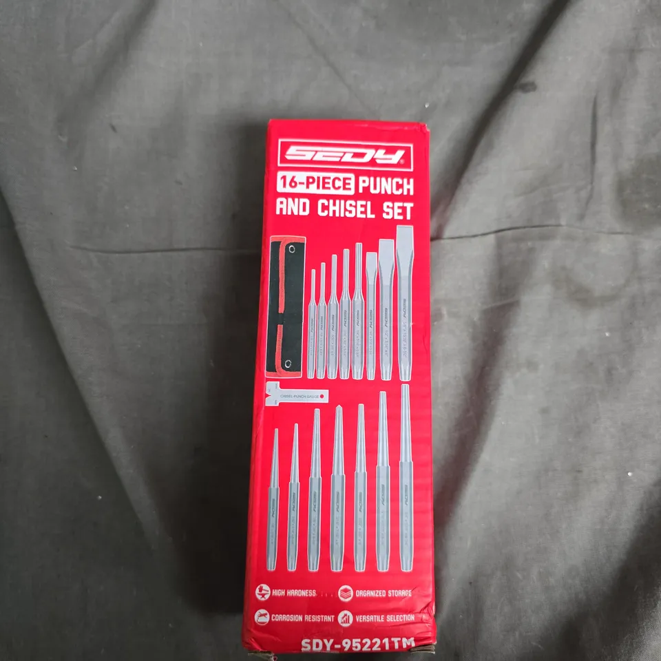 GEDY 16-Piece Punch & Chisel Set