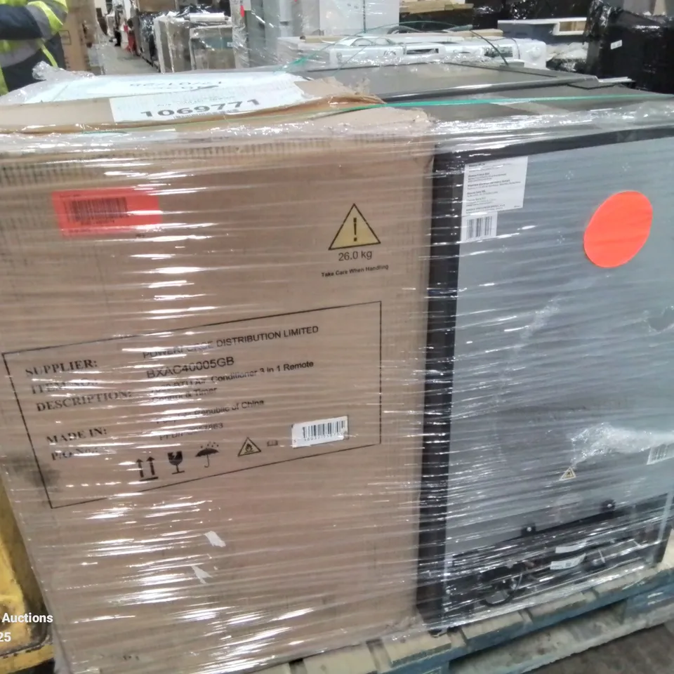 PALLET OF APPROXIMATELY 4 UNPROCESSED RAW RETURN WHITE GOODS TO INCLUDE: