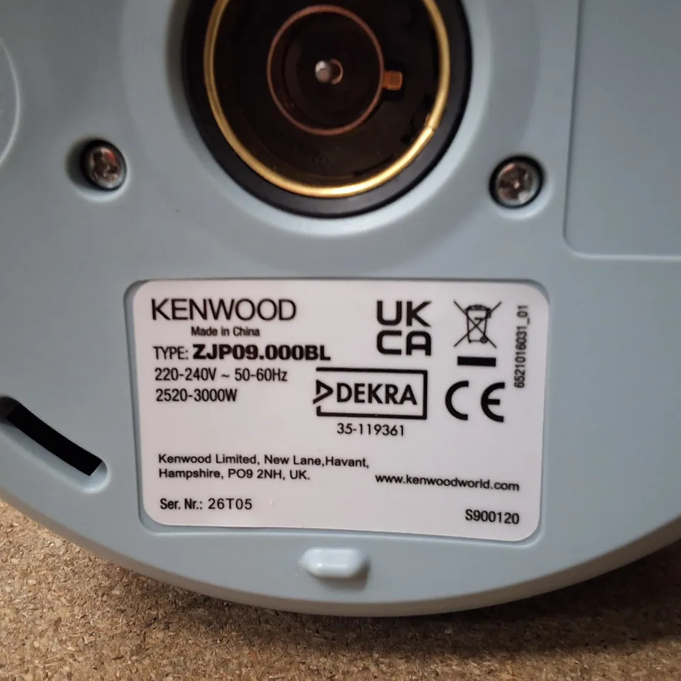 BOXED KENWOOD DAWN COLLECTION KETTLE – STONE BLUE, 1.7L, 3KW, MODEL ZJP09.000BL