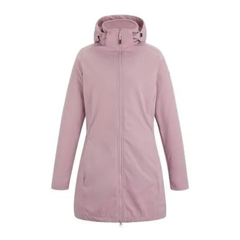 REGATTA WOMENS CARISBROOKE WATERPROOF SOFTSHELL JACKET - PINK (UK 18)