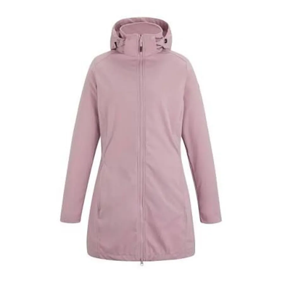 REGATTA WOMENS CARISBROOKE WATERPROOF SOFTSHELL JACKET - PINK (UK 18)
