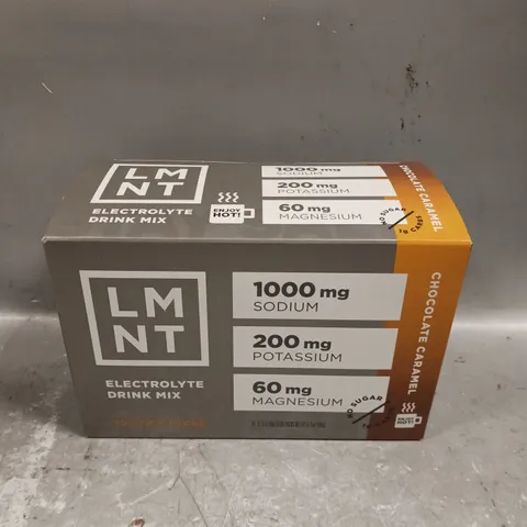 BOXED LMNT ELECTROLYTE DRINK MIX - CHOCOLATE CARAMEL 