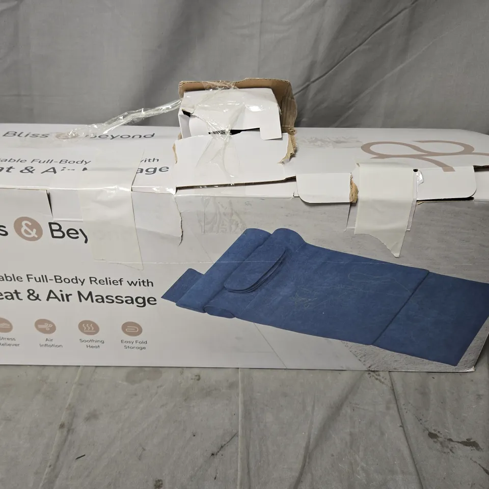 BLISS & BEYOND PORTABLE FULL-BODY HEAT & AIR MASSAGE