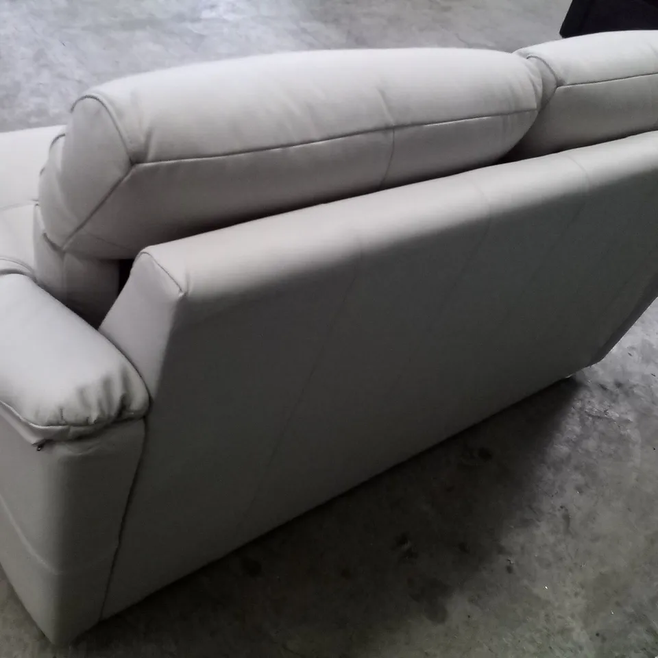 QUALITY BRITISH DESIGNER G PLAN HURST LARGE SOFA L841 CAMBRIDGE CLOUD LEATHER 