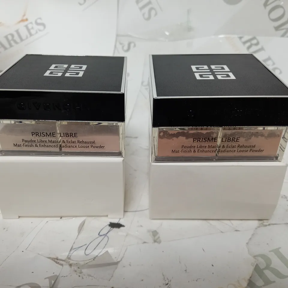BOX OF APPROXIMATELY 20 JARS OF GIVENCHY PRISME LIBRE MATT FINISH AND ENHANCED RADIANCE LOOSE POWDER