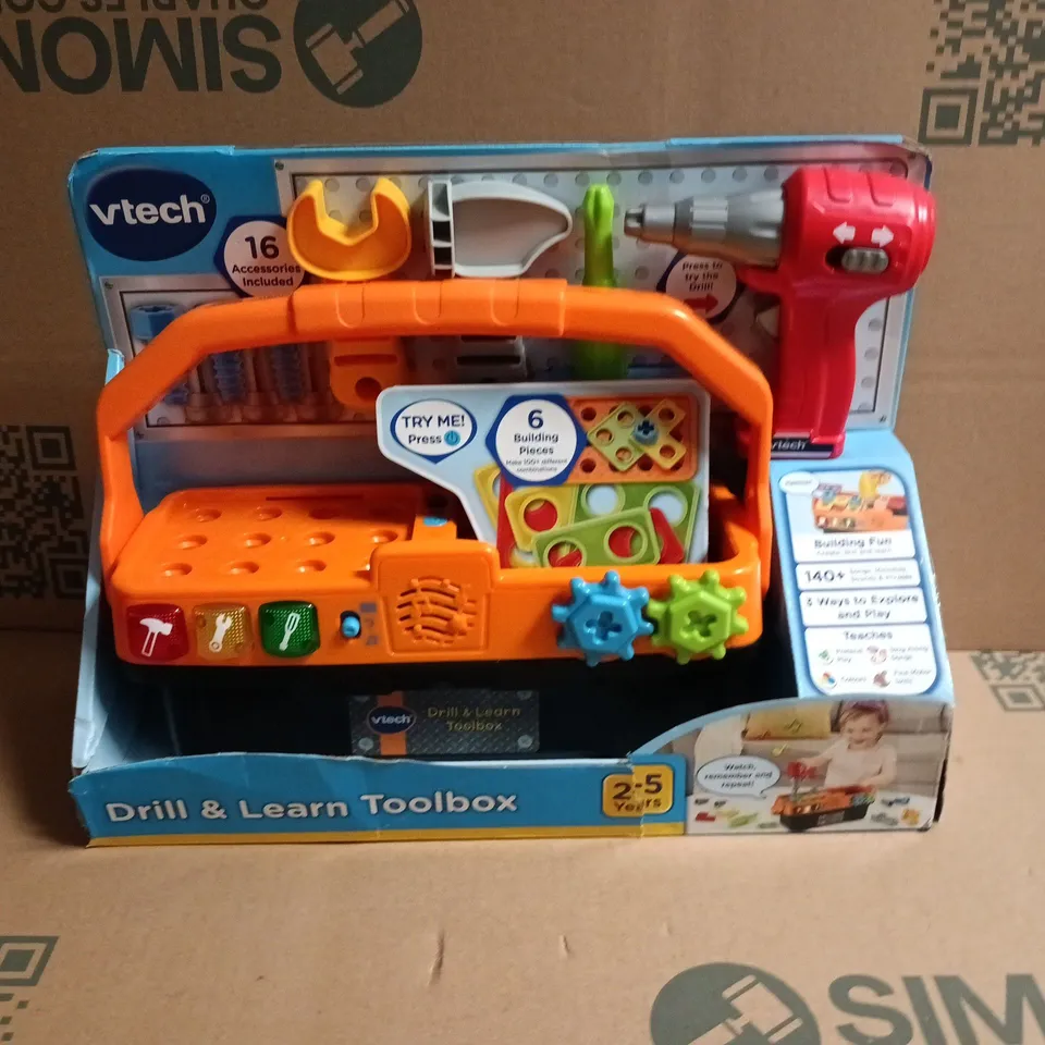 VTECH DRILL & LEARN TOOLKIT BOXED TOY SET