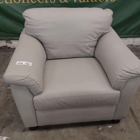 DESIGNER EASY CHAIR CLAY LEATHER