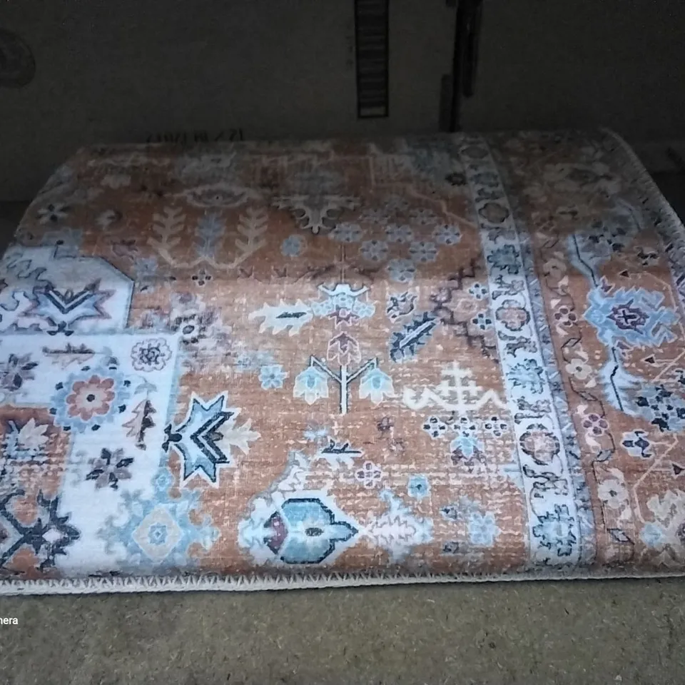 KALINA ORANGE RUG WITH PATTERN (KAL03)