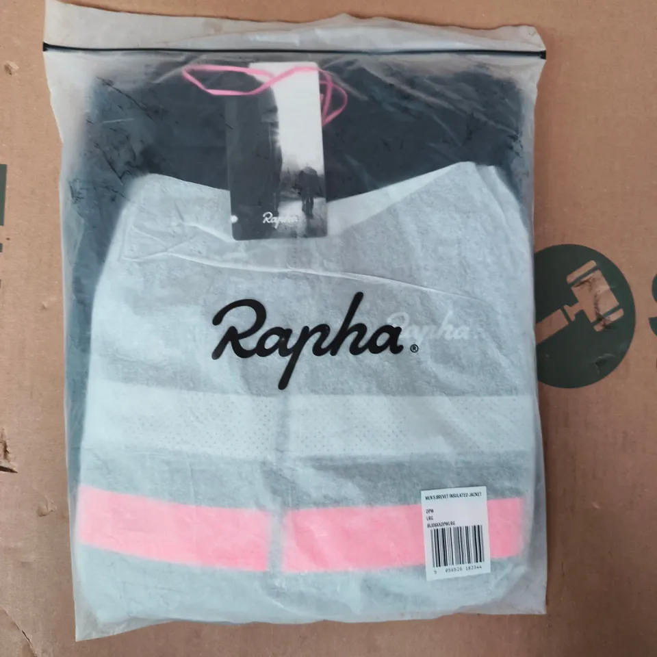 BAGGED RAPHA MEN'S BREVET INSULATED JACKET SIZE LARGE