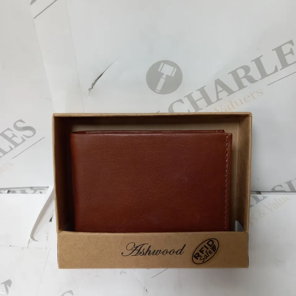 BOXED ASHWOOD HERITAGE WALLET - TAN.