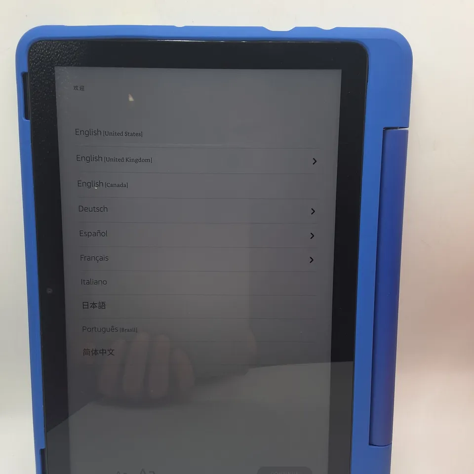 BOXED AMAZON FIRE HD10 KIDS PRO 13TH GEN 32GB TABLET IN BLUE 