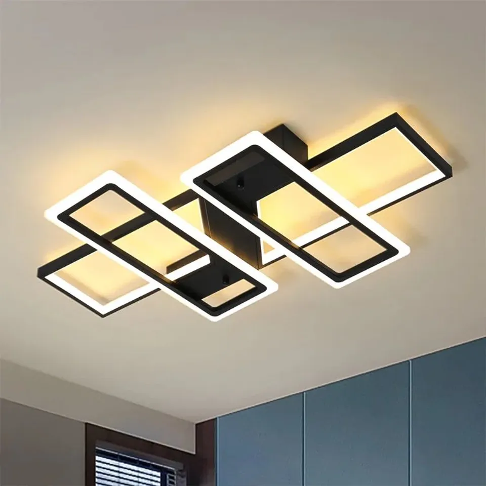 BOXED ACRYLIC LED FLUSH MOUNT
