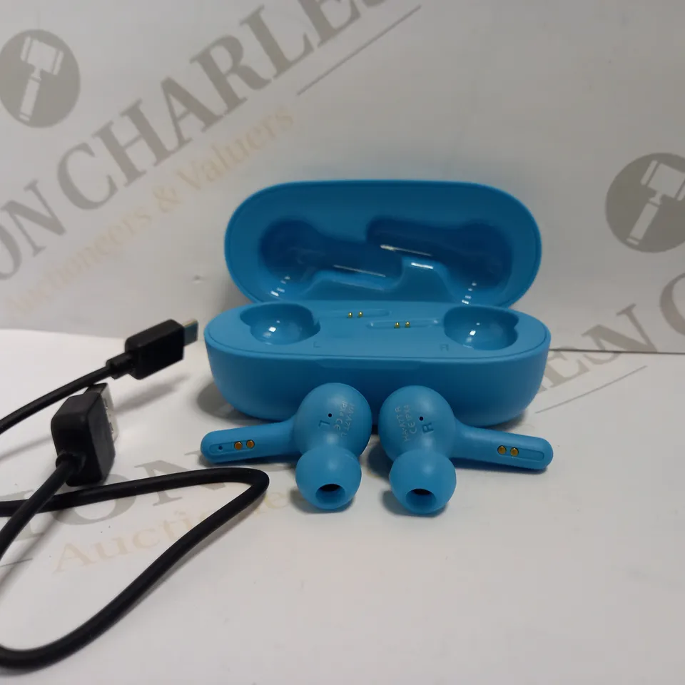 JVC GUMY TRUE WIRELESS EARBUDS (HA-A7T) - SODA BLUE
