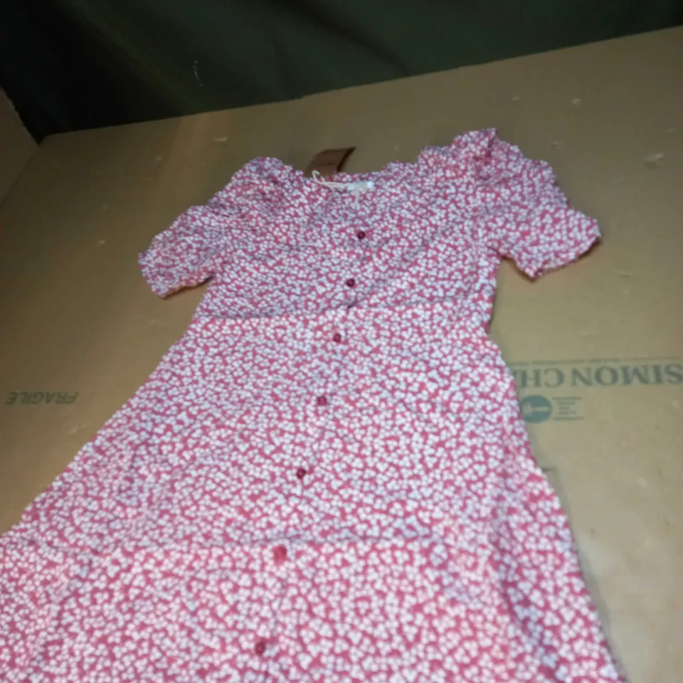 GIRLS FLORAL PATTERN DRESS SIZE 11 YEARS
