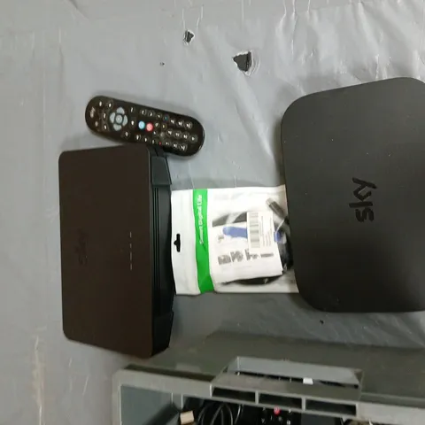 ASSORTED BOX OF CABLES AND WIFI ROUTERS ECT.APPROXIMATLEY 10 ITEMS