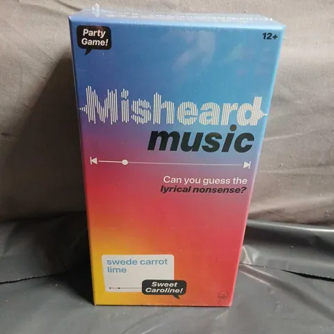 MISSHEARD MUSIC PARTY GAME – BOXED