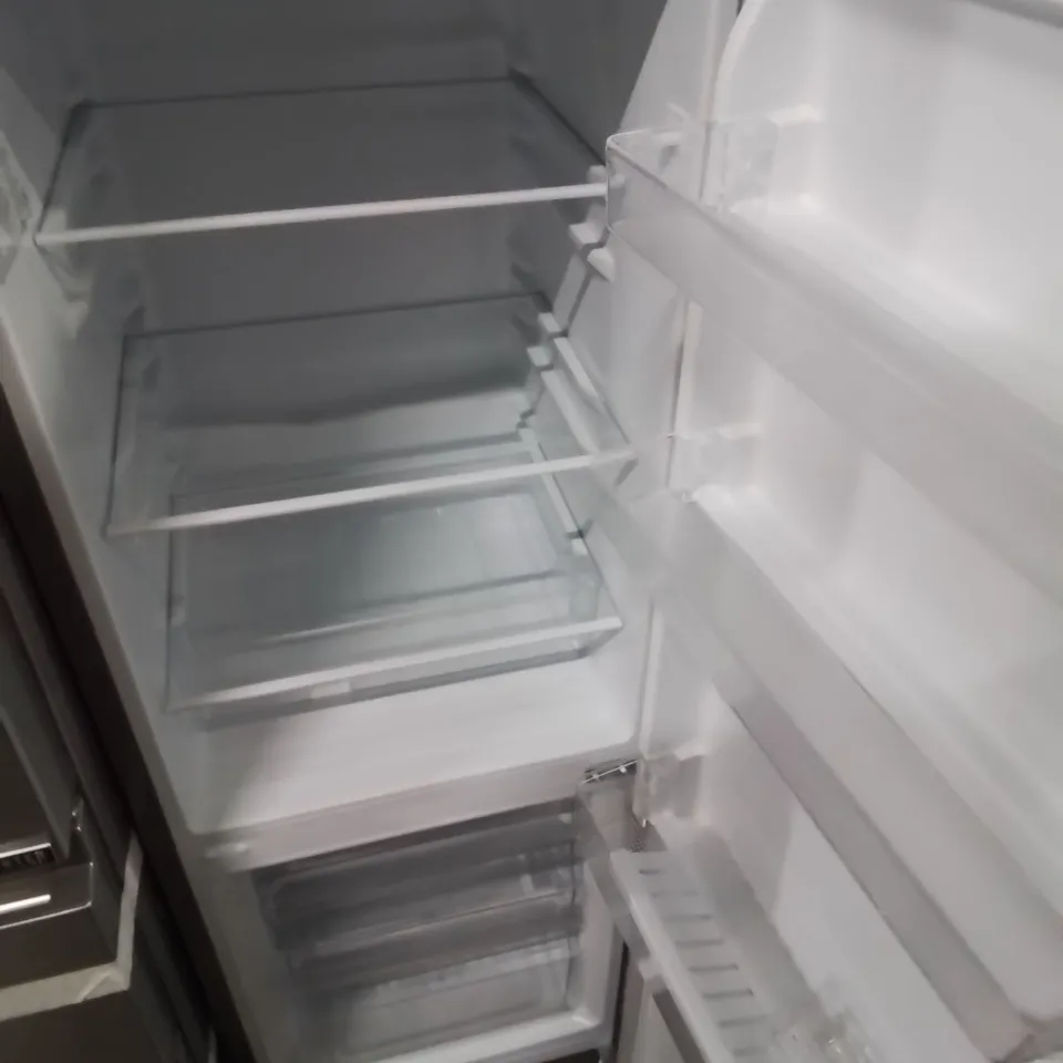 FRIDGEMASTER MC50165ES, 50cm FREESTANDING 60/40 FRIDGE FREEZER - SILVER 