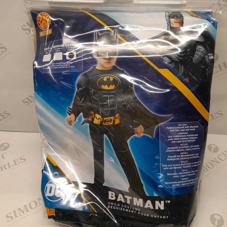 BRAND NEW DC BATMAN CHILD COSTUME 7-8 YEARS