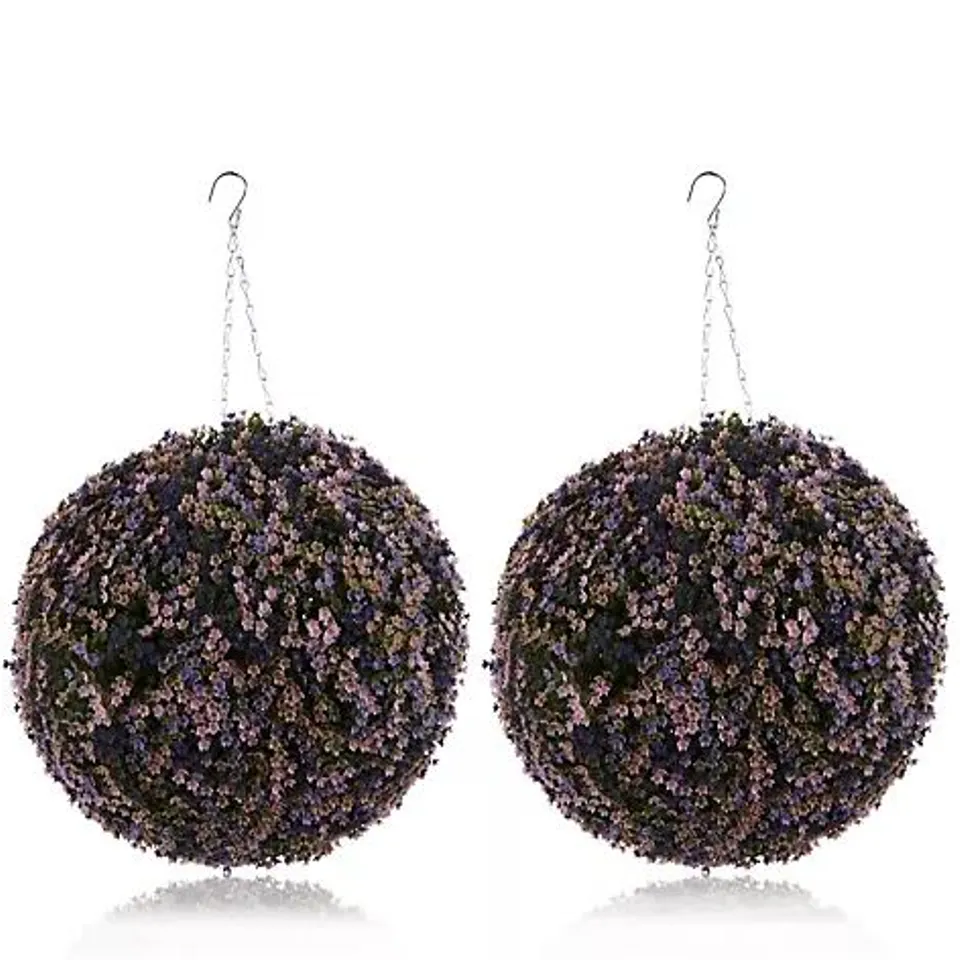 Outlet Garden Reflections Set of 2 Topiary Spheres