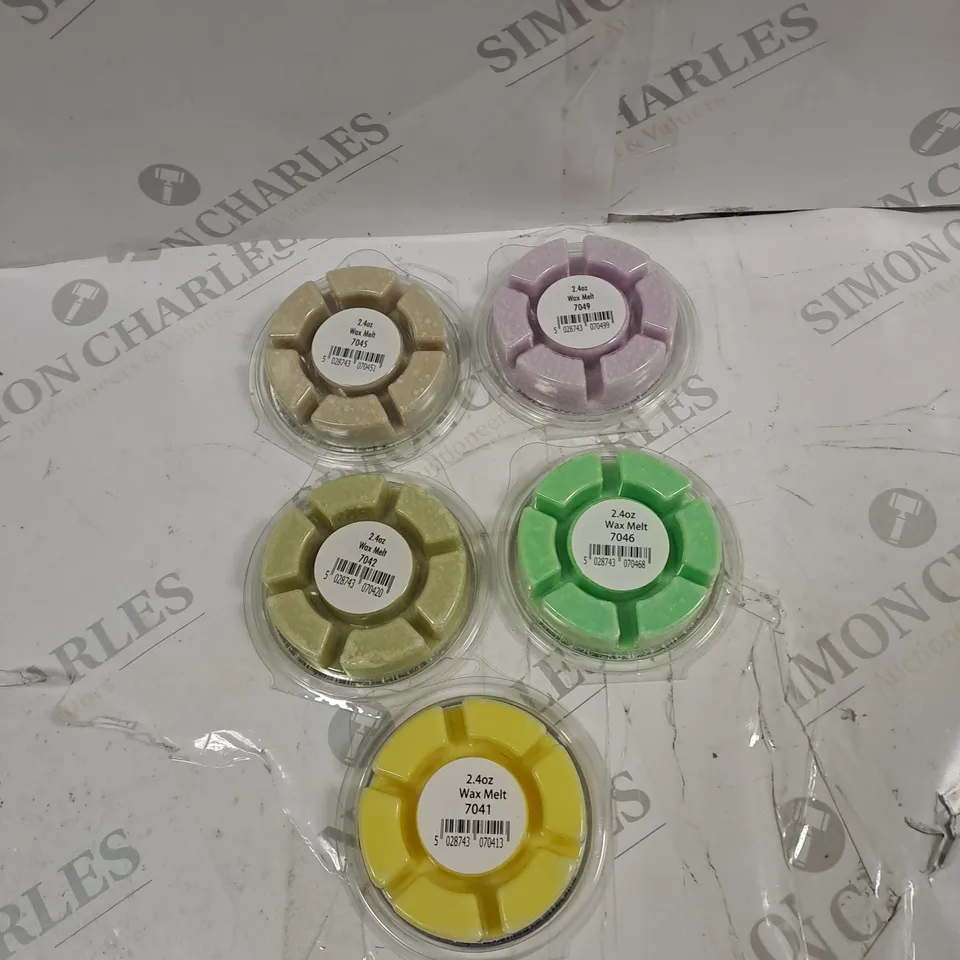 ASSORTMENT OF 5 CELLO WAX MELTS