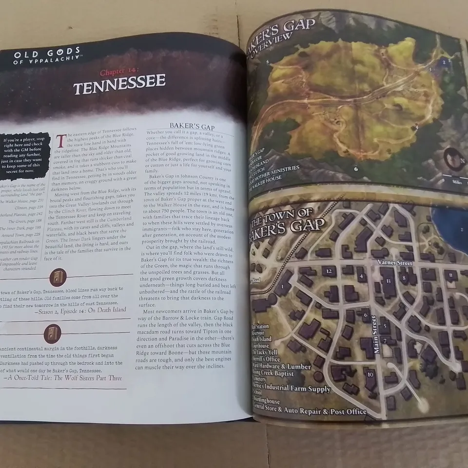 OLD GODS OF APPALACHIA ROLE-PLAYING GAME